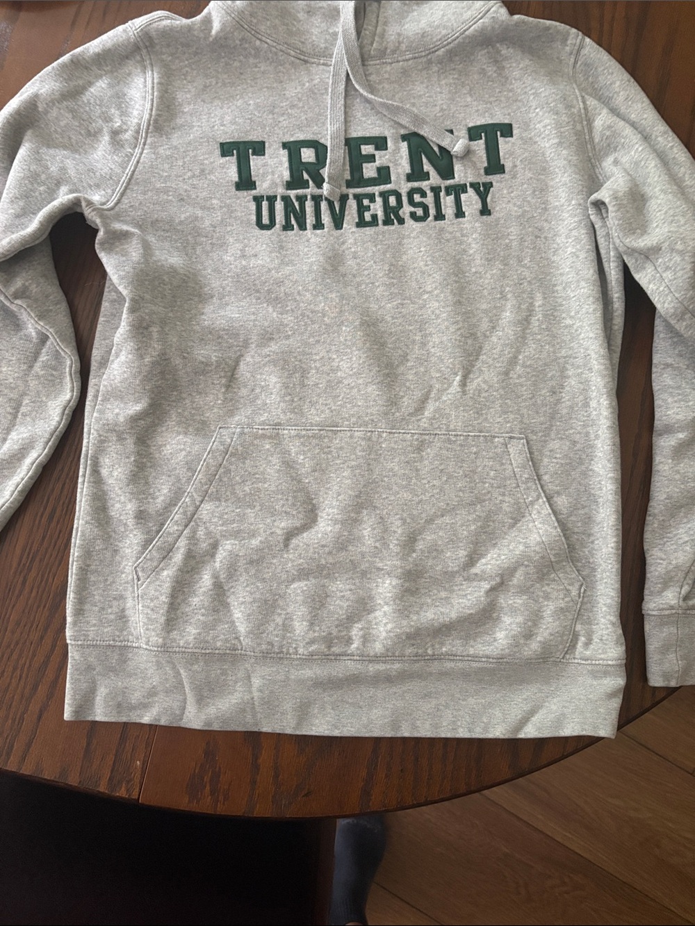 Trent University Gray Hoodie Sweatshirt